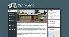 Desktop Screenshot of marineviewvet.com