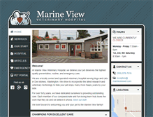 Tablet Screenshot of marineviewvet.com